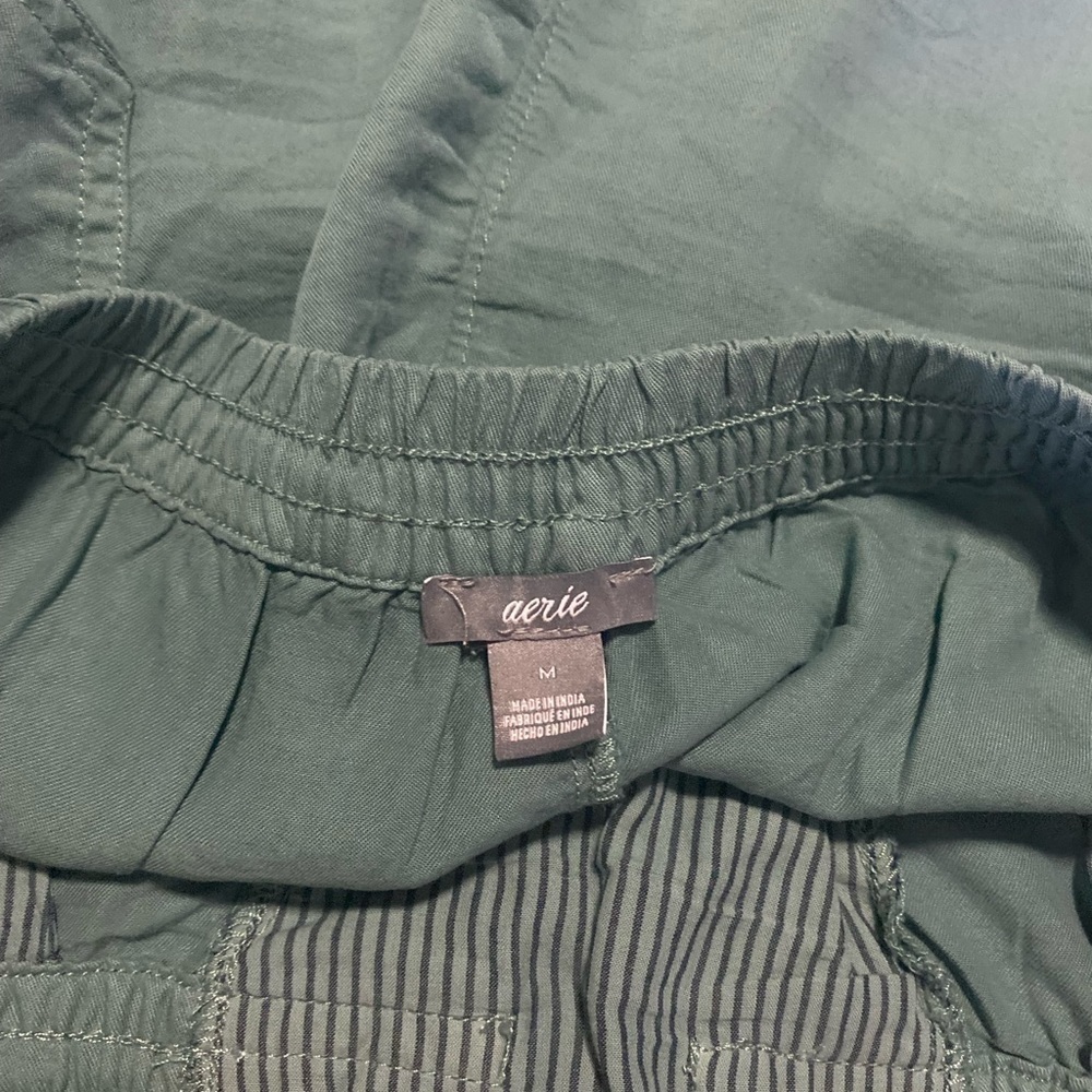 Aerie drawstring lightweight frayed hem shorts - Picture 5 of 5